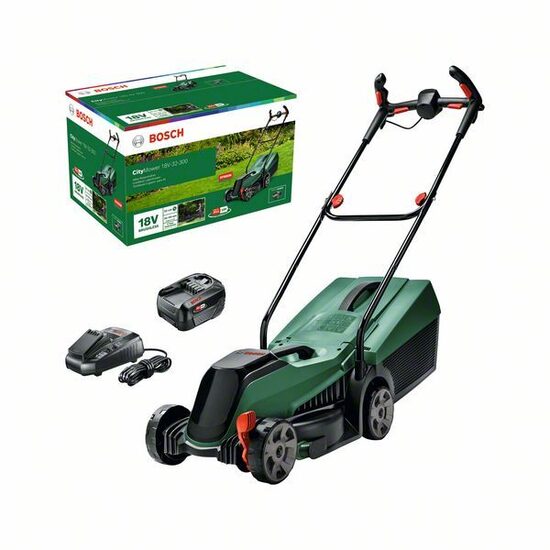 BOSCH CityMower18V-32-300 Mauriņa pļāvējs,1x4Ah