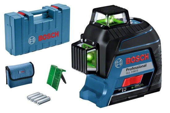 BOSCH GLL 3-80 G, CC 4x1.5V