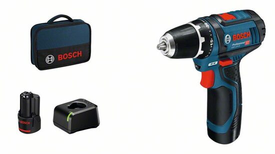 BOSCH GSR 12V-15, BG 2x2.0