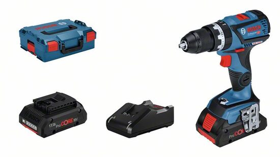 BOSCH GSB 18V-60C, LB 2x4.0PrC, 18V-40