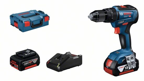 BOSCH GSB 18V-55, LB 2x4.0, 18V-40