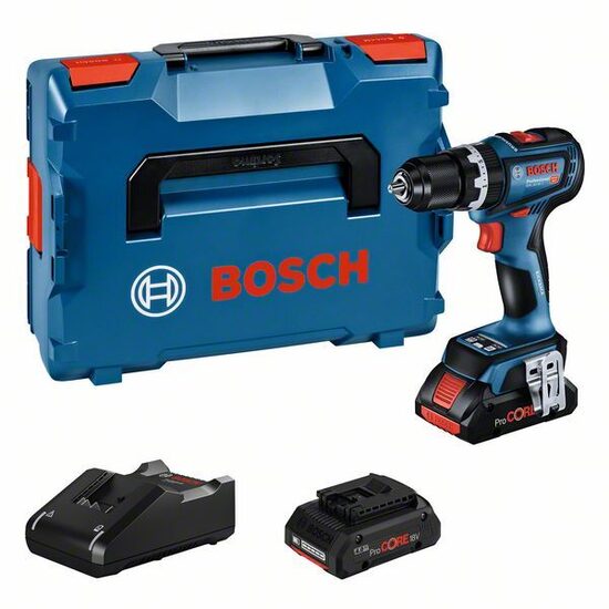 BOSCH GSB 18V-90 C 2x4.0Ah ProC GAL 18V-40, GCY 42, LB