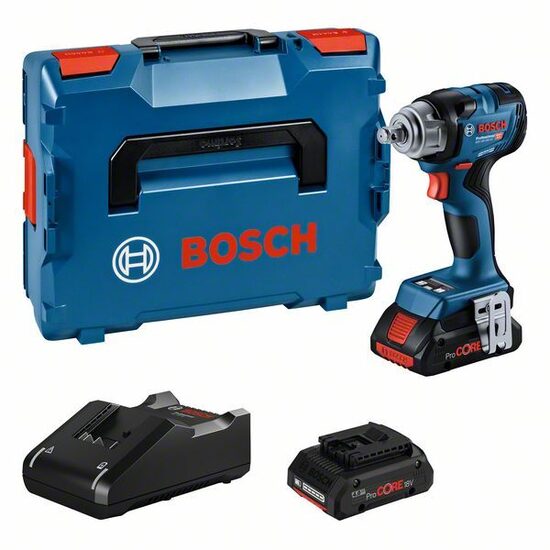 BOSCH GDS 18V-330 HC 2x4.0Ah ProC, GAL18V-40, CoMo, LB