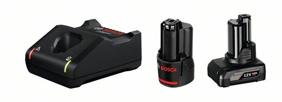 BOSCH GBA 2.0Ah + 4.0Ah 12V, GAL 12V-40